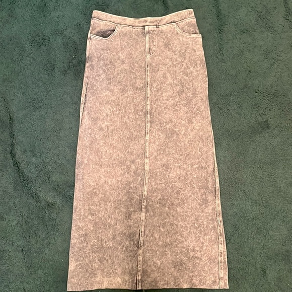 Hard Tail Skirts Hardtail Forever Womens Maxi Denim Stretch Skirt